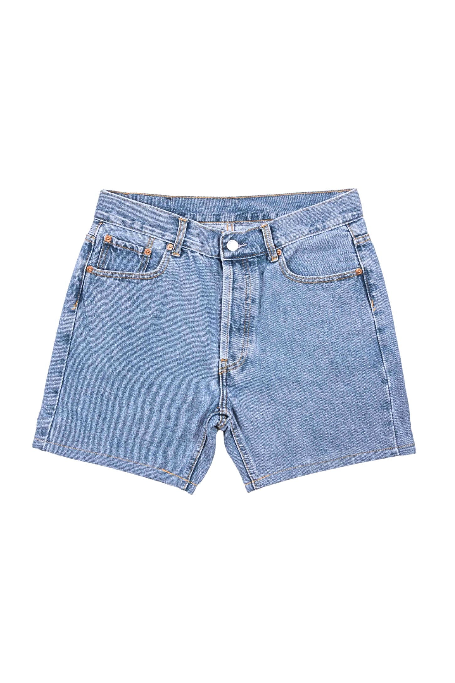 UNISEX DENIM SHORTS BLUE