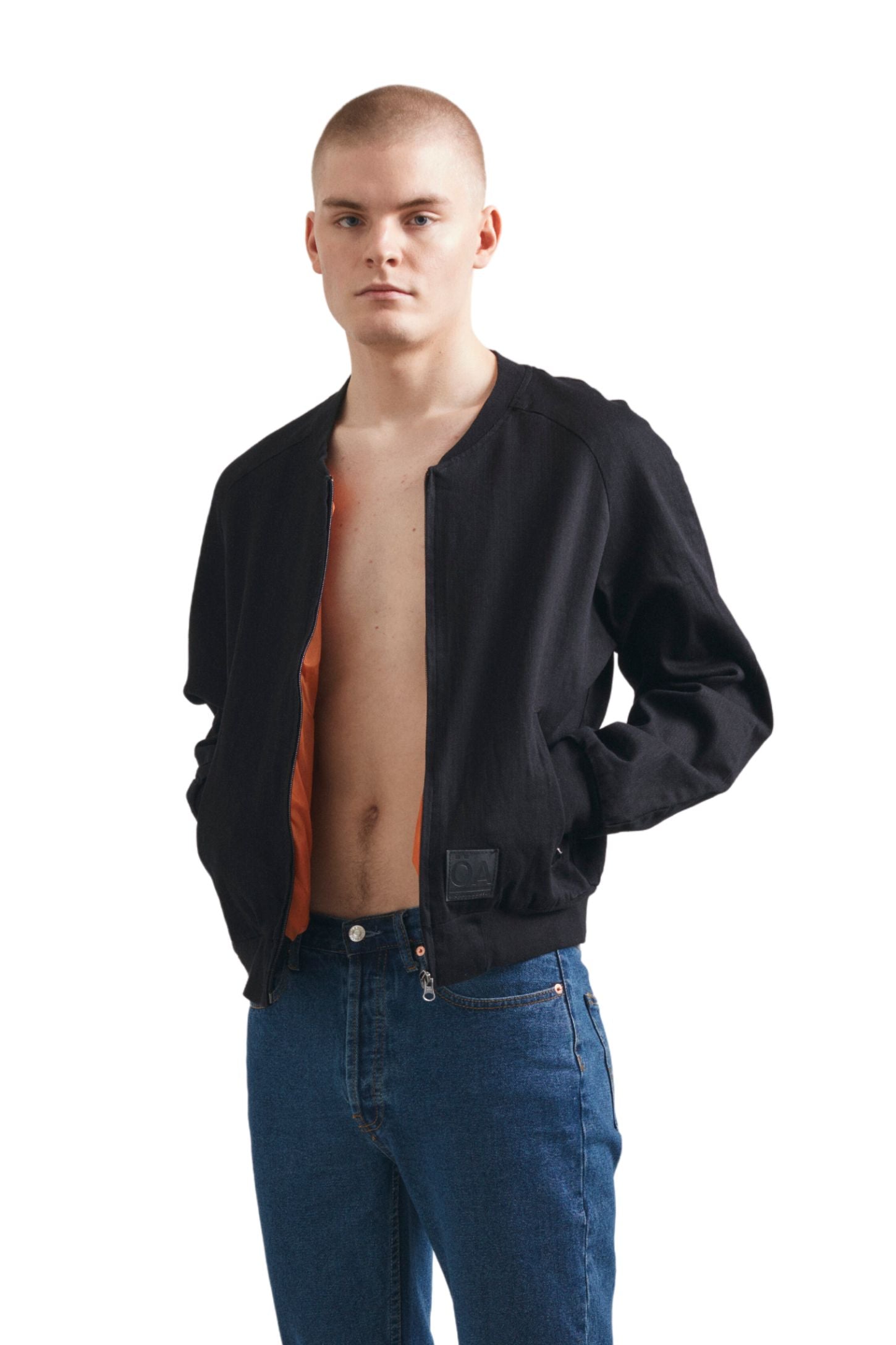 BOMBER JACKET STRETCH BLACK