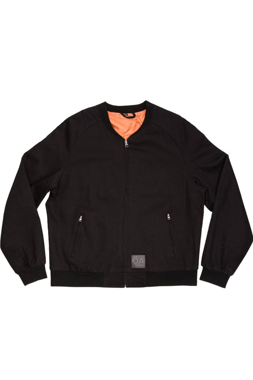 BOMBER JACKET STRETCH BLACK