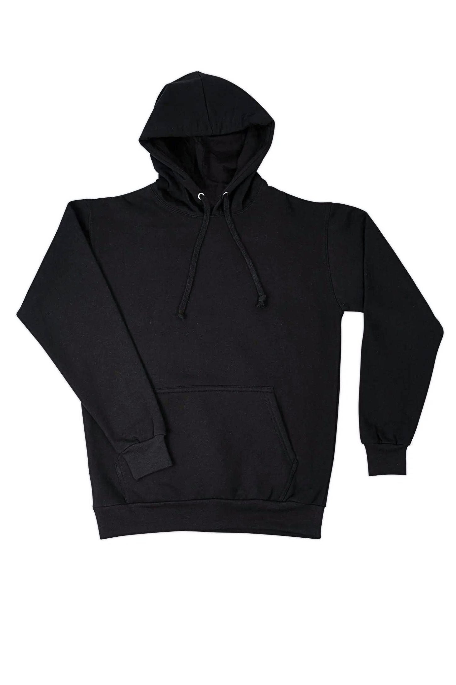 PLAIN PULLOVER HOODIE BLACK