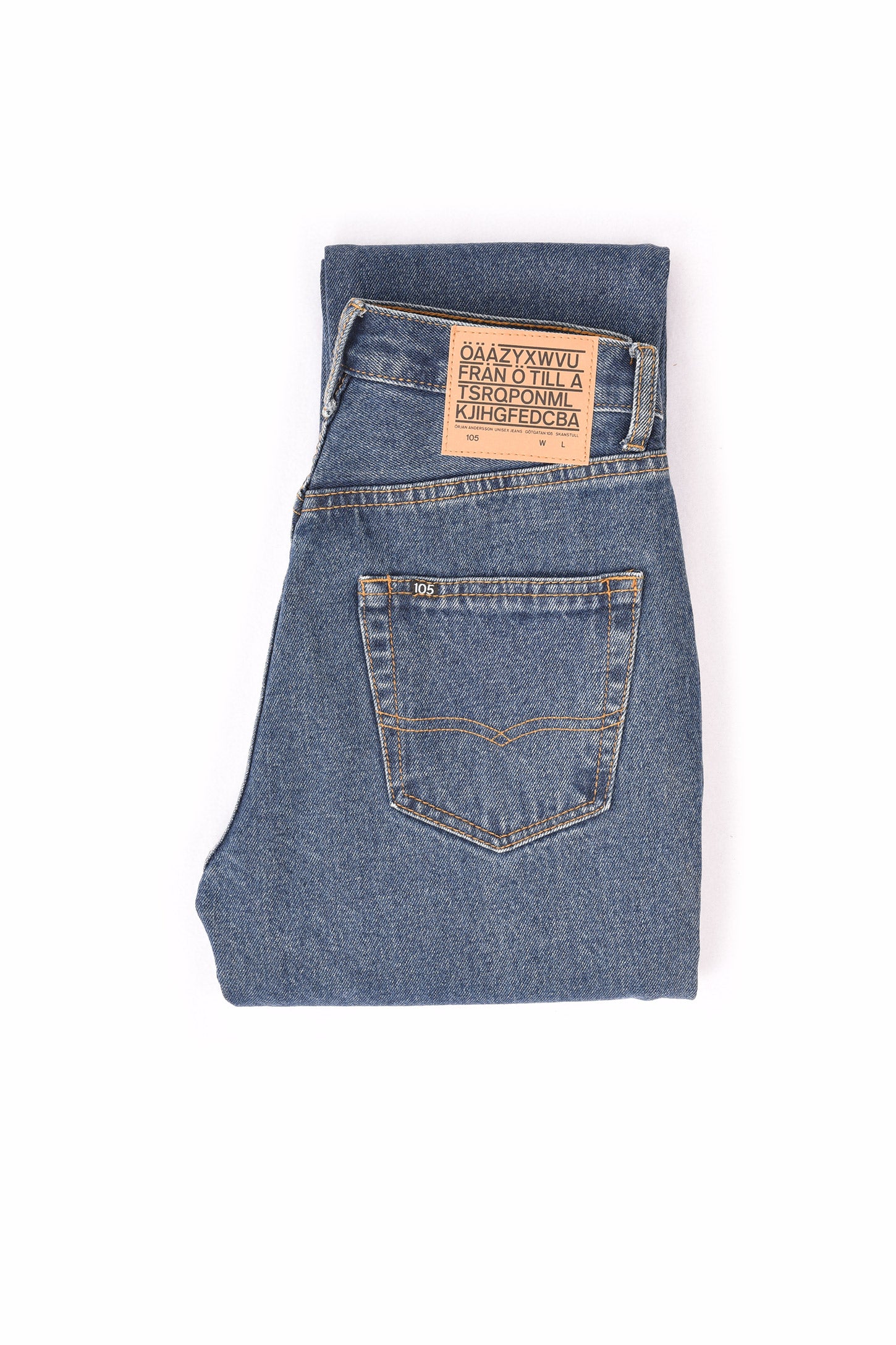 105 UNISEX JEANS DARK BLUE