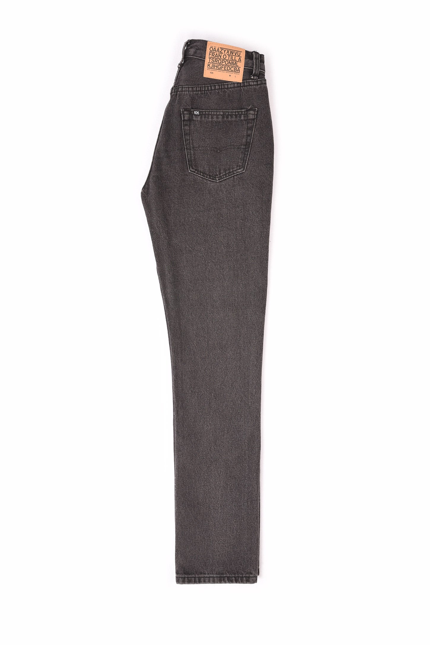 Örjan Andersson - 105 UNISEX JEANS WASHED BLACK - FRÅN Ö TILL A