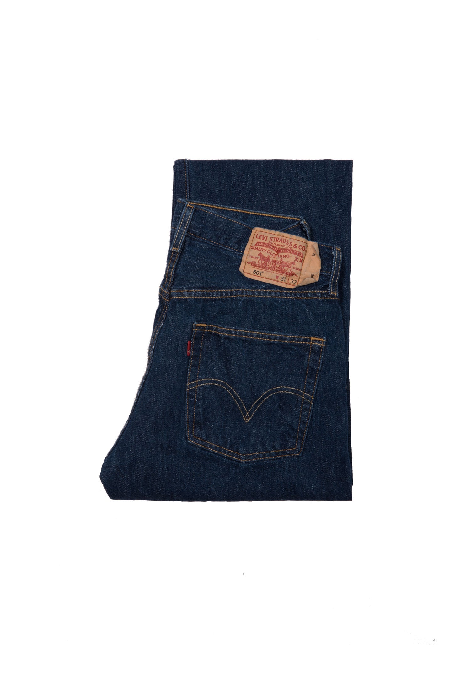 21ST CENTURY LEVI'S 501 JEANS DARK BLUE