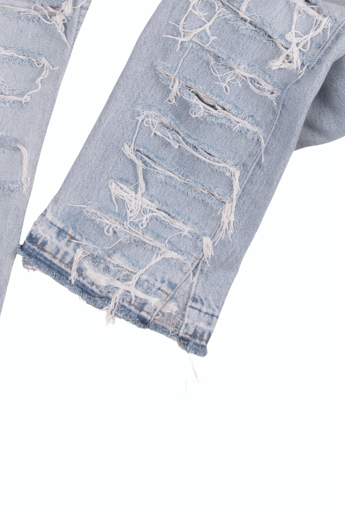 501 CUT UP CUSTOM JEANS SIZE 27