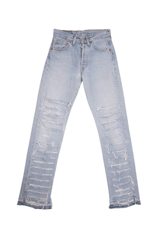 21ST CENTURY LEVI'S 501 JEANS MID BLUE