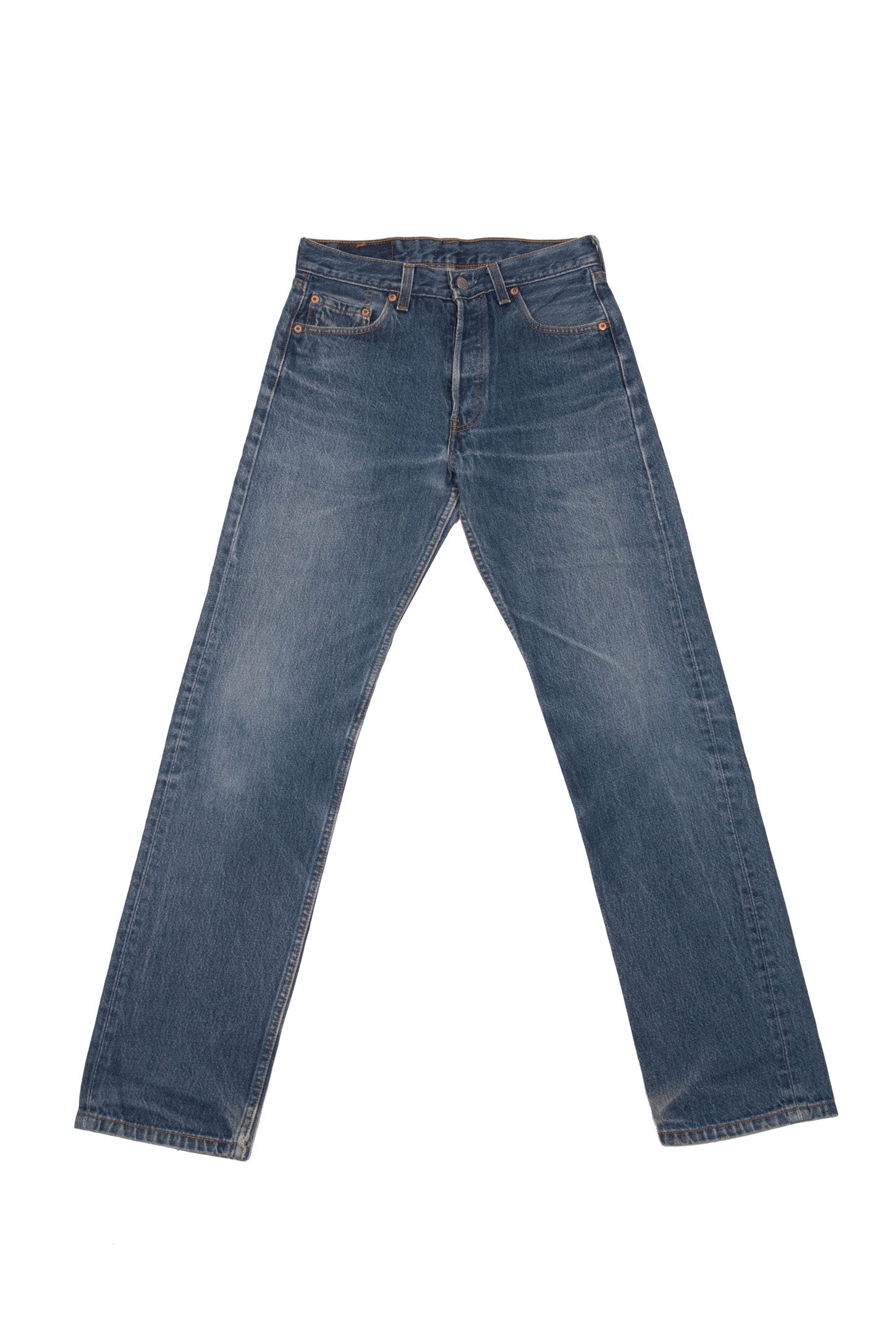 90'S LEVI'S 501 JEANS USED DARK BLUE