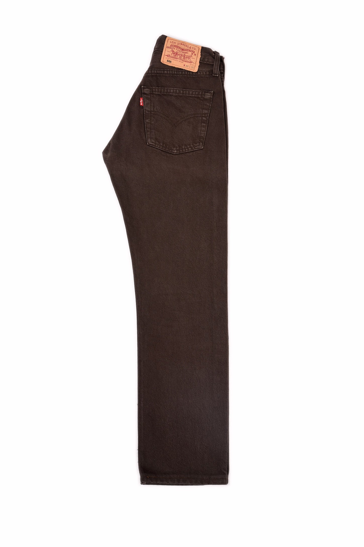 Second Hand - LEVI'S 501 ORIGINAL FIT JEANS BROWN - FRÅN Ö TILL A