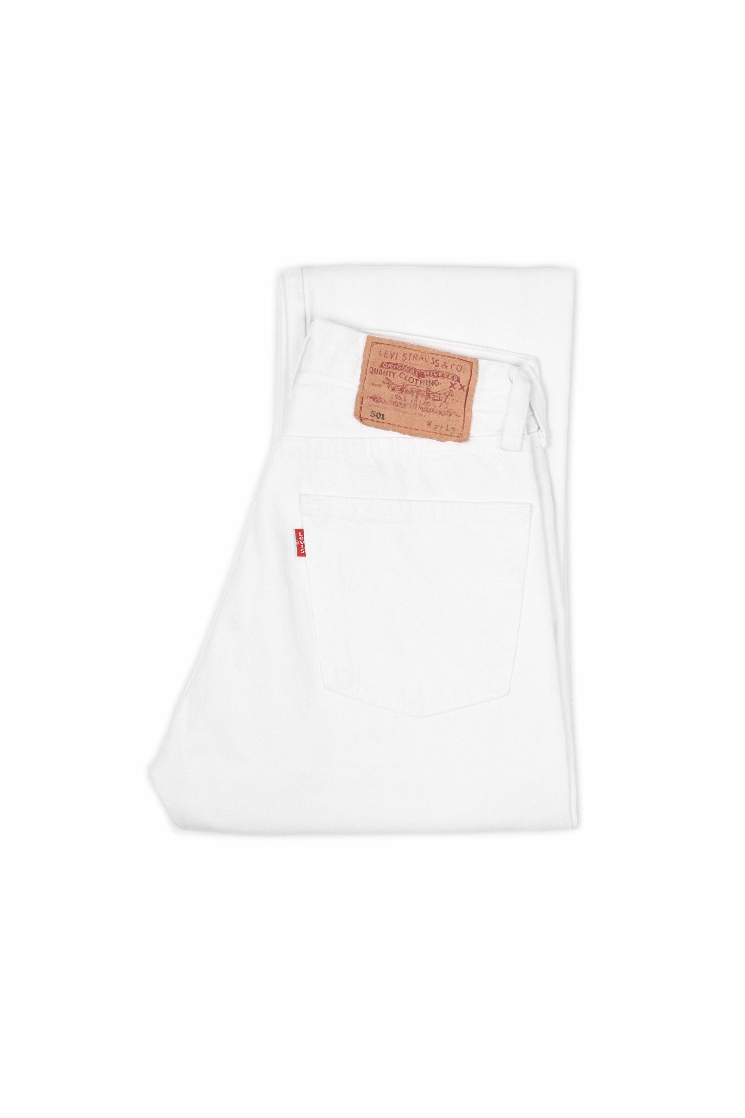 LEVI'S 501 JEANS WHITE