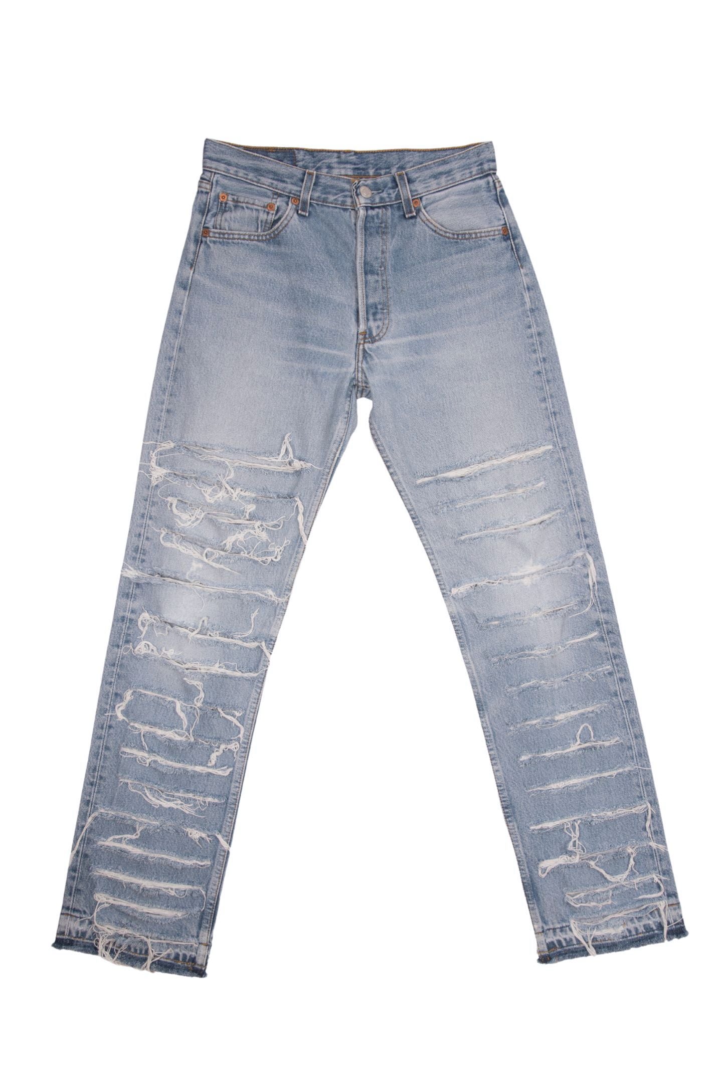 501 CUT UP CUSTOM JEANS SIZE 29