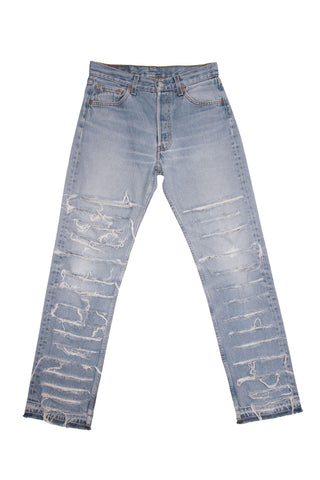 21ST CENTURY LEVI'S 501 JEANS MID BLUE