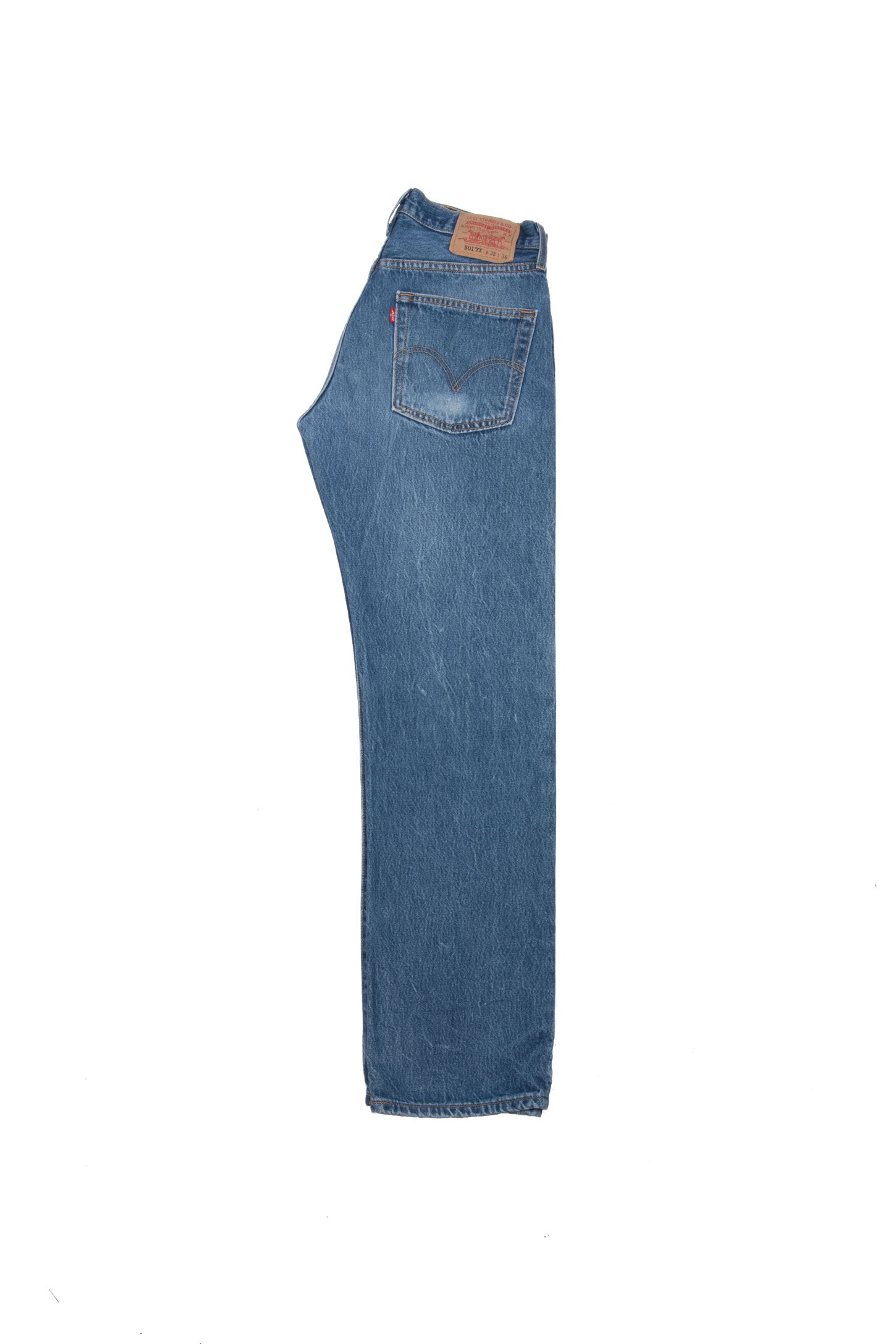 21ST CENTURY LEVI'S 501 JEANS MID BLUE