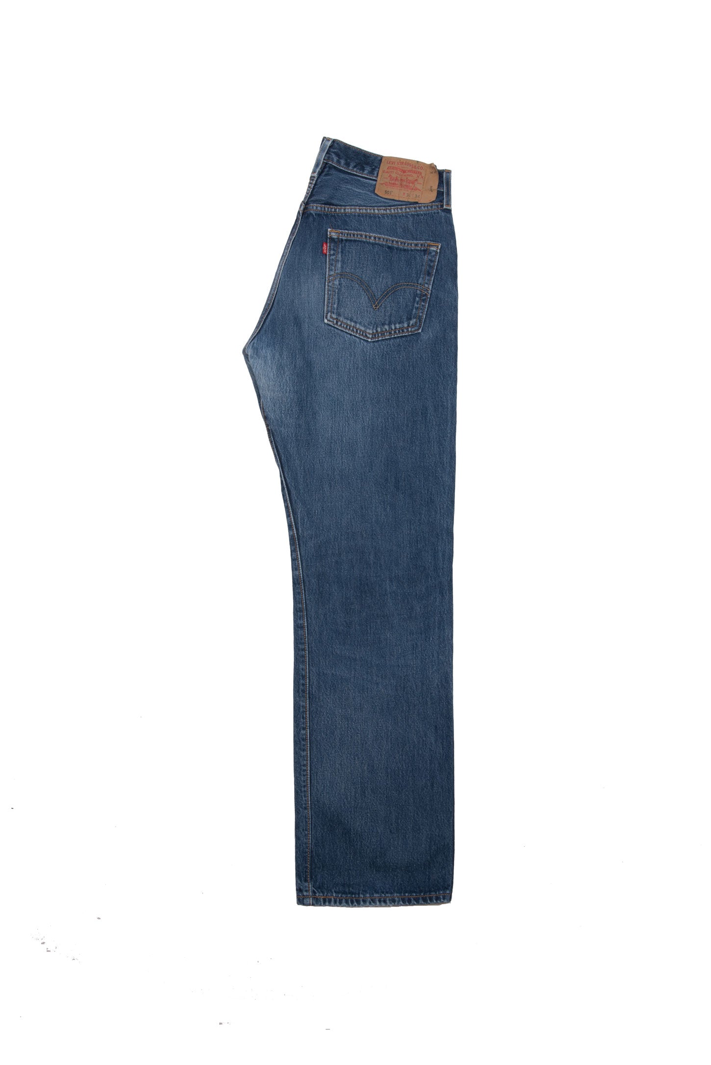 21ST CENTURY LEVI'S 501 JEANS USED DARK BLUE