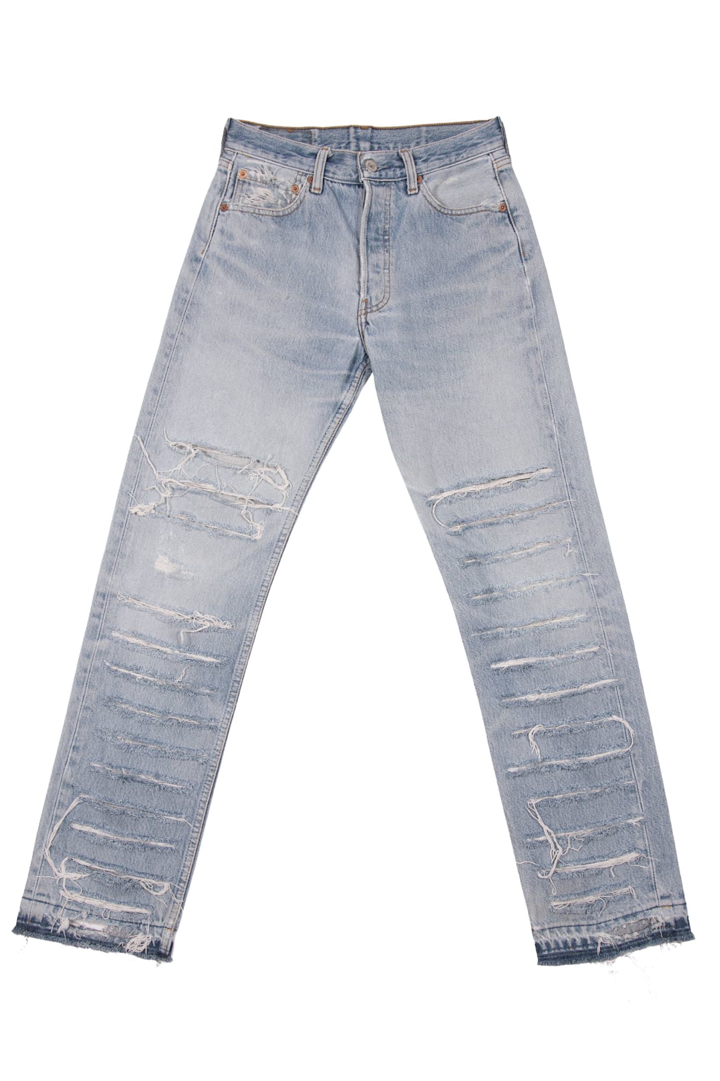 501 CUT UP CUSTOM JEANS SIZE 28