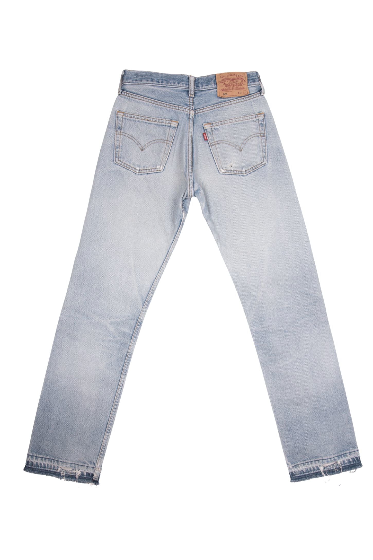 501 CUT UP CUSTOM JEANS SIZE 28