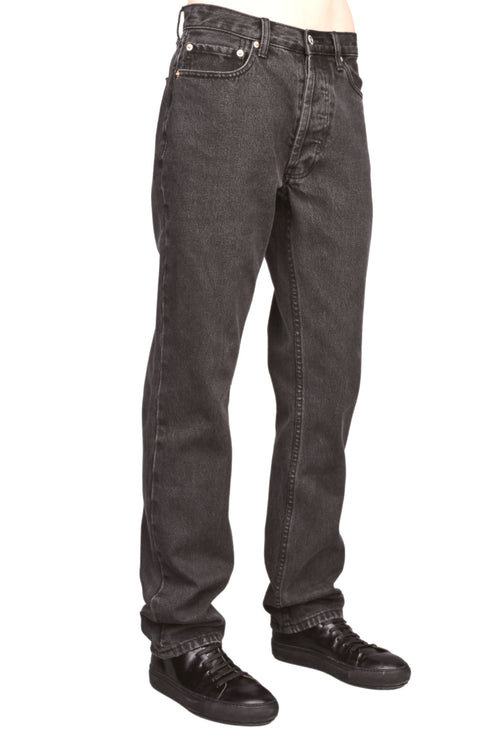 105 UNISEX JEANS WASHED BLACK