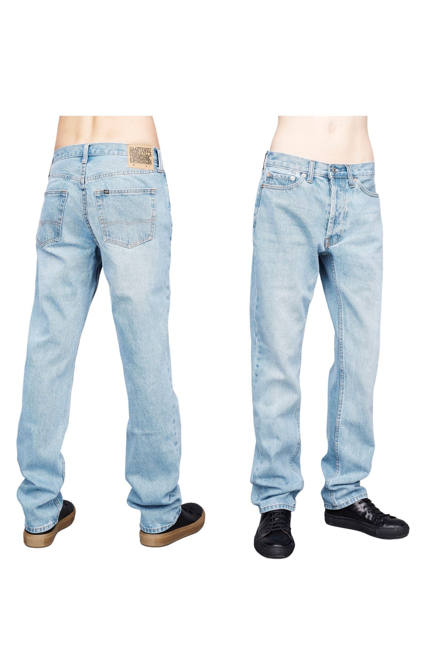 105 UNISEX JEANS LIGHT BLUE
