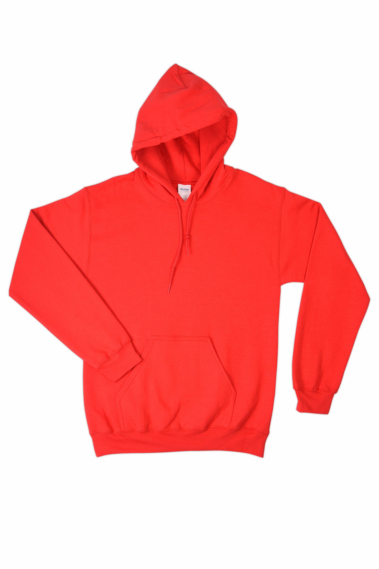 PLAIN PULLOVER HOODIE RED
