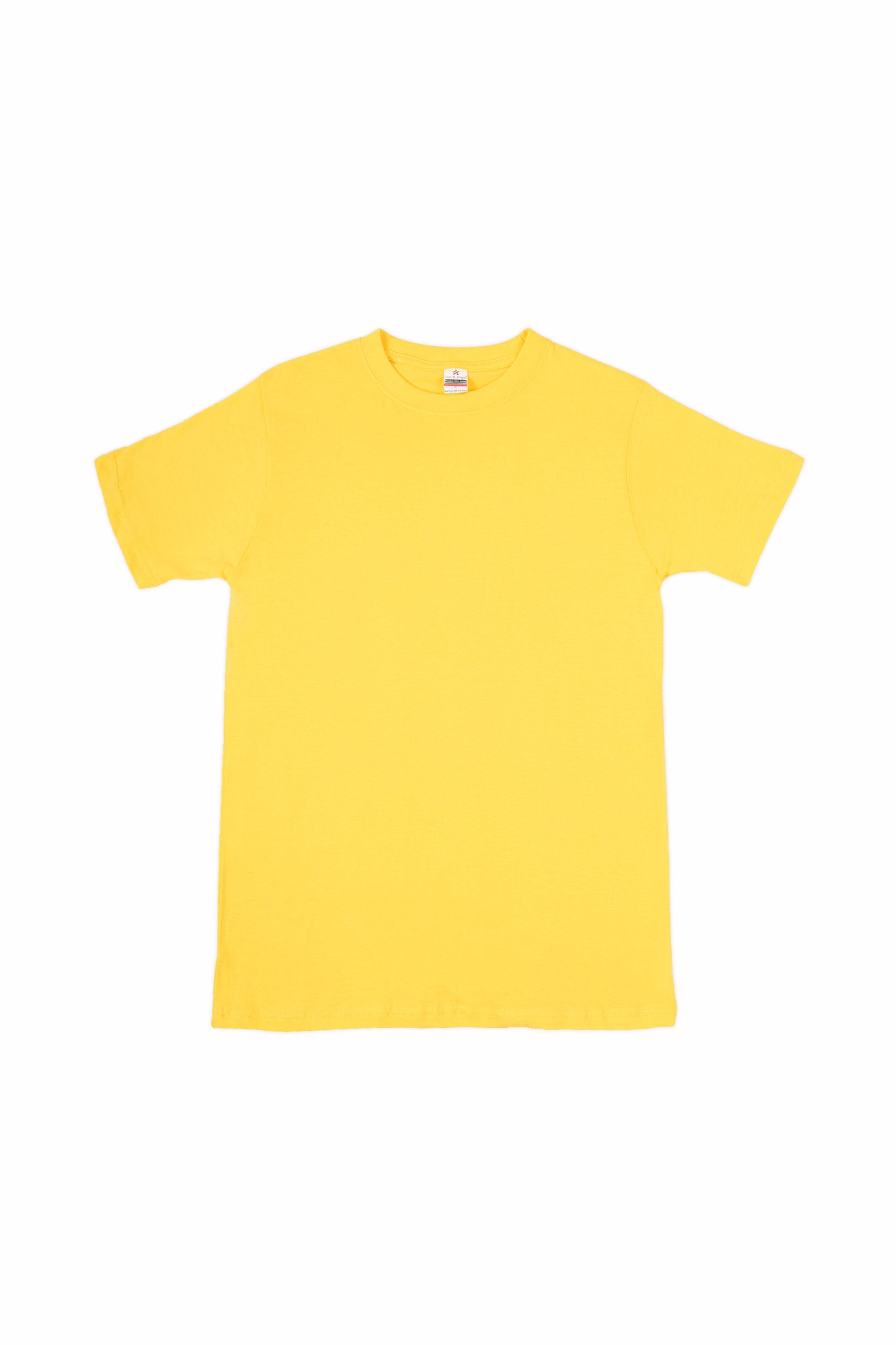 PLAIN UNISEX T-SHIRT YELLOW