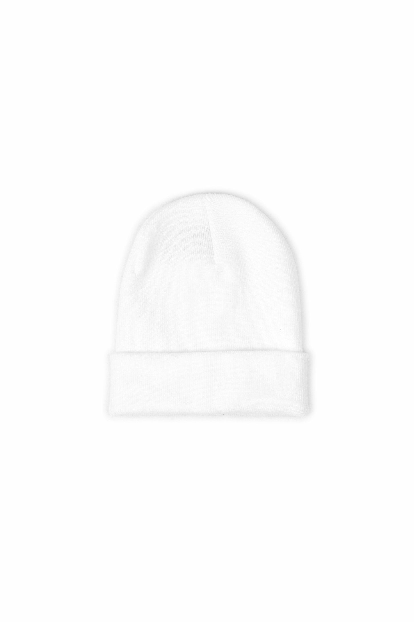 BASIC WHITE BEANIE
