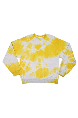 TIE DYE YELLOW DENIM JACKET SECOND HAND