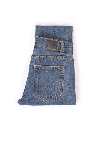 GENDERLESS SLIM WASHED BLUE