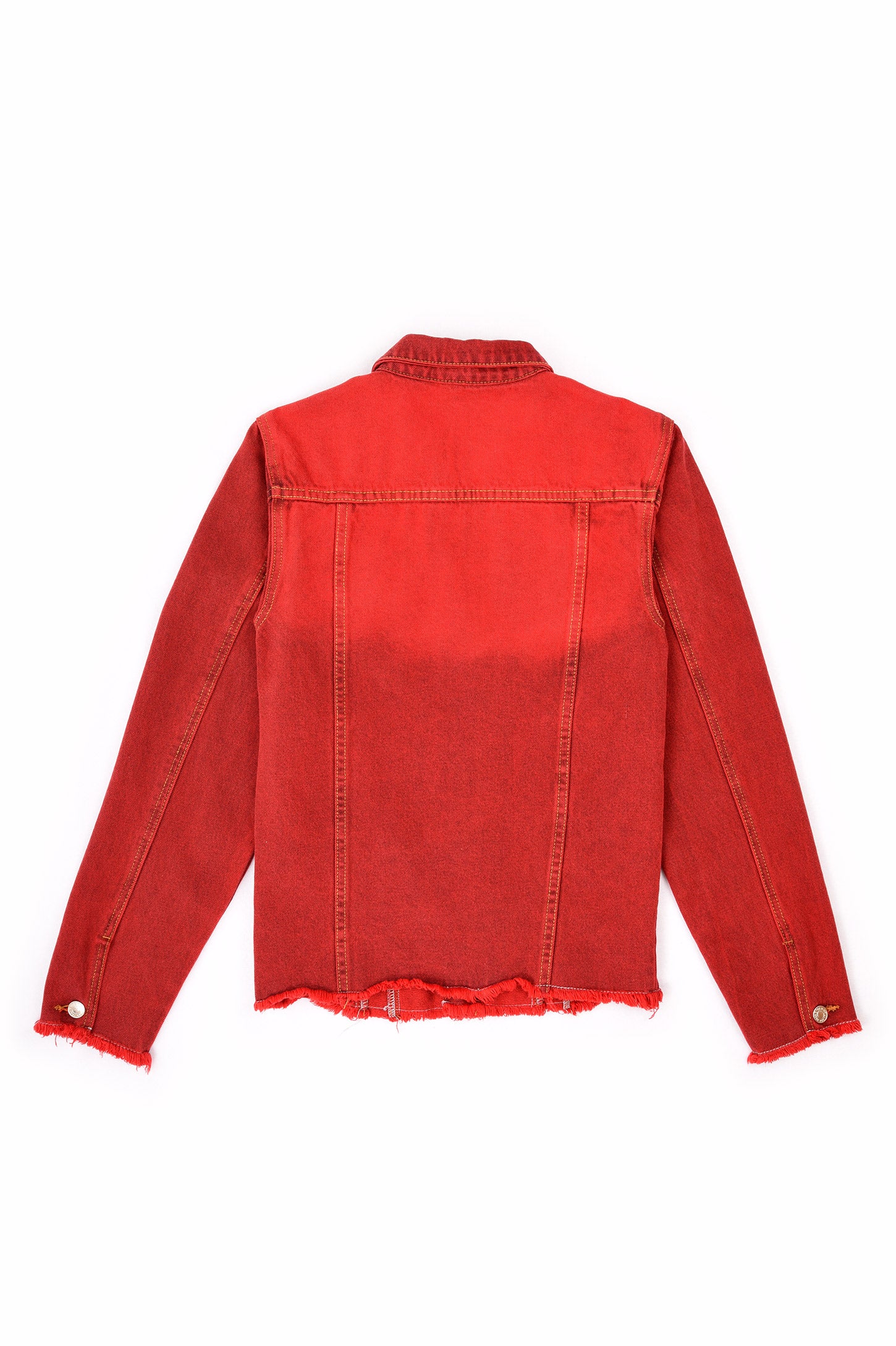 Örjan Andersson - UNISEX DENIM JACKET RED - FRÅN Ö TILL A