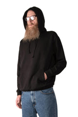 PLAIN PULLOVER HOODIE BLACK