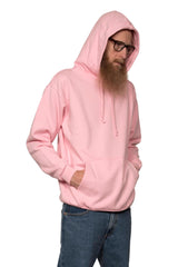 PLAIN PULLOVER HOODIE PINK