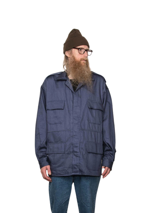 VINTAGE ARMY JACKET STEEL GREY