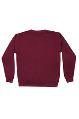 PLAIN SWEATSHIRT WINE RED