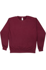 PLAIN SWEATSHIRT WINE RED