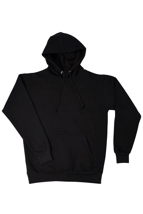 PLAIN PULLOVER HOODIE BLACK