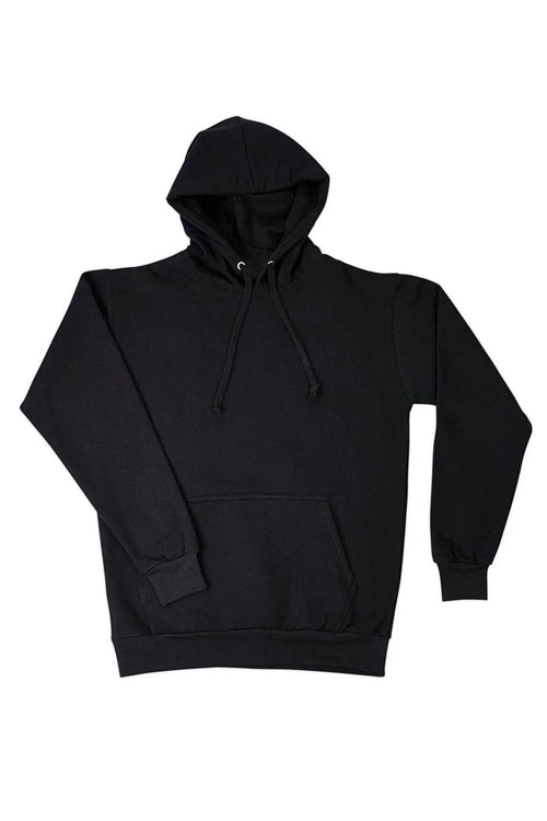 PLAIN PULLOVER HOODIE BLACK