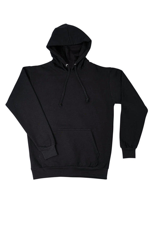 PLAIN PULLOVER HOODIE BLACK