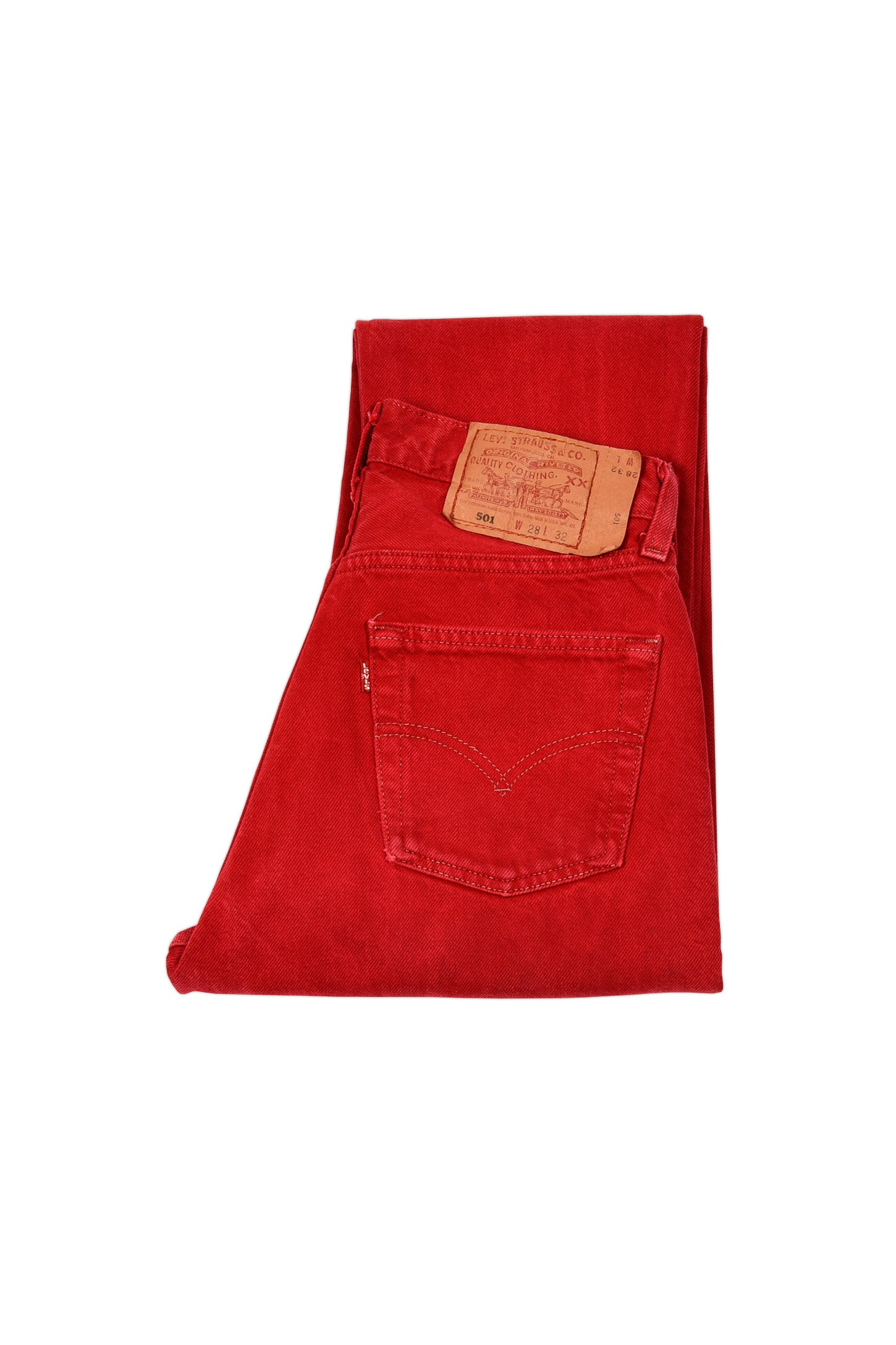 501® Levi's® Original Jeans - Red