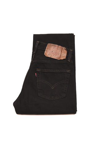 Vintage 90's Levi's 501XX, Black, Jeans, Red Tab, Long, Denim W34 