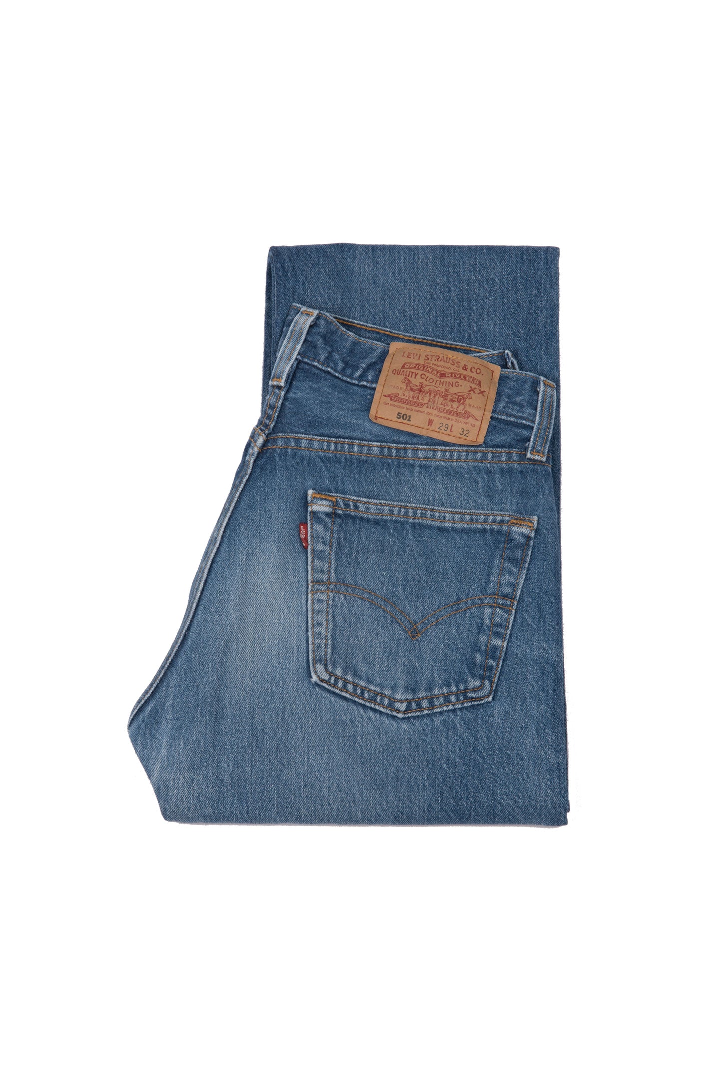 Levi's 501 Original Fit Jeans Blue, Second Hand